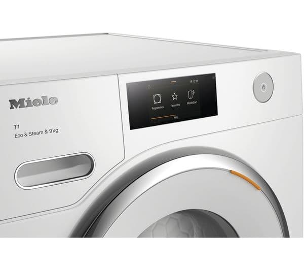 MIELE T1 Eco&Steam TWR780 WP WiFi-enabled 9 kg Heat Pump Tumble Dryer - White - Image 4