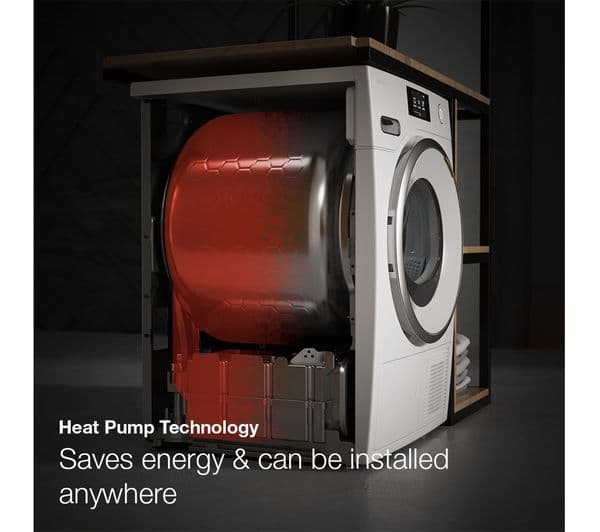 MIELE T1 Eco&Steam TWR780 WP WiFi-enabled 9 kg Heat Pump Tumble Dryer - White - Image 7