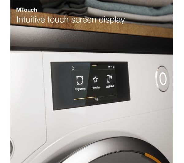 MIELE T1 Eco&Steam TWR780 WP WiFi-enabled 9 kg Heat Pump Tumble Dryer - White - Image 9