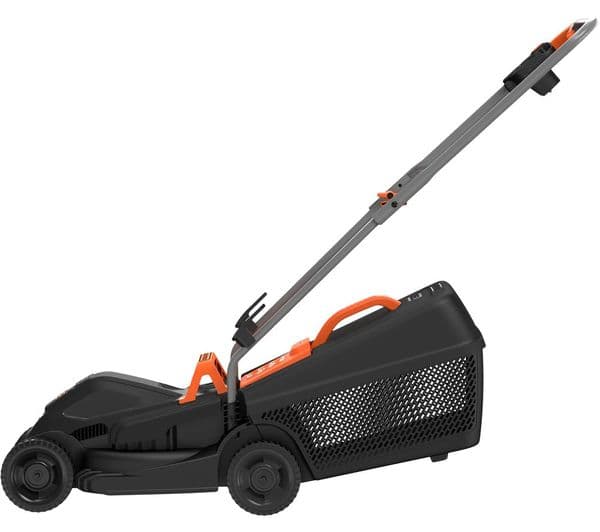 BLACK + DECKER BEMW351-GB Corded Rotary Lawn Mower - Black & Orange - Image 9