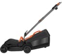 BLACK + DECKER BEMW351-GB Corded Rotary Lawn Mower - Black & Orange thumbnail 9
