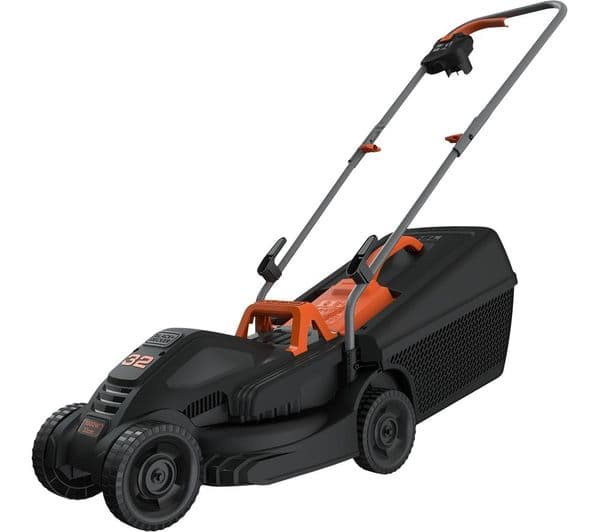 BLACK + DECKER BEMW351-GB Corded Rotary Lawn Mower - Black & Orange - Image 10