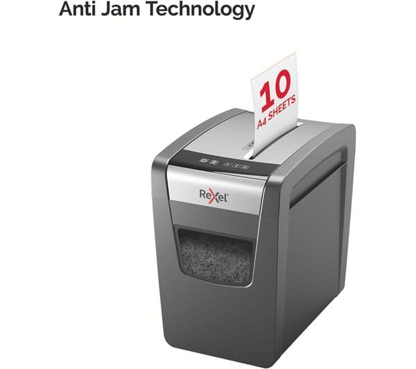 REXEL Momentum X410-SL Cross Cut Paper Shredder - Image 7