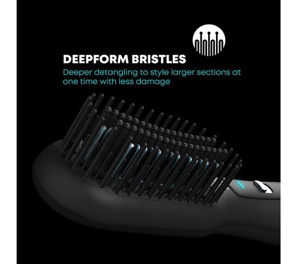 REVAMP DeepForm 2-in-1 Dry & Style Hot Air Styler - Black - Image 6