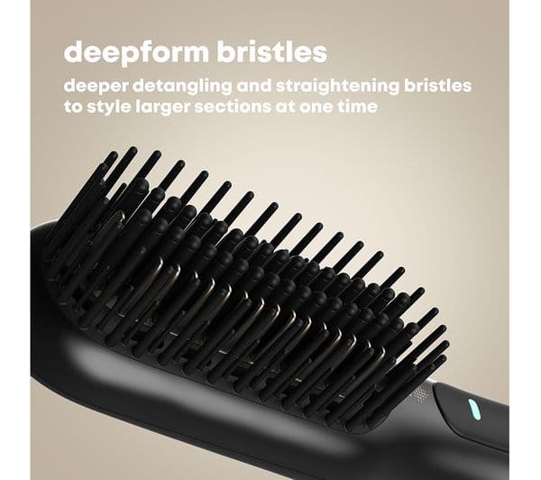 REVAMP DeepForm 2-in-1 Dry & Style Hot Air Styler - Black - Image 10