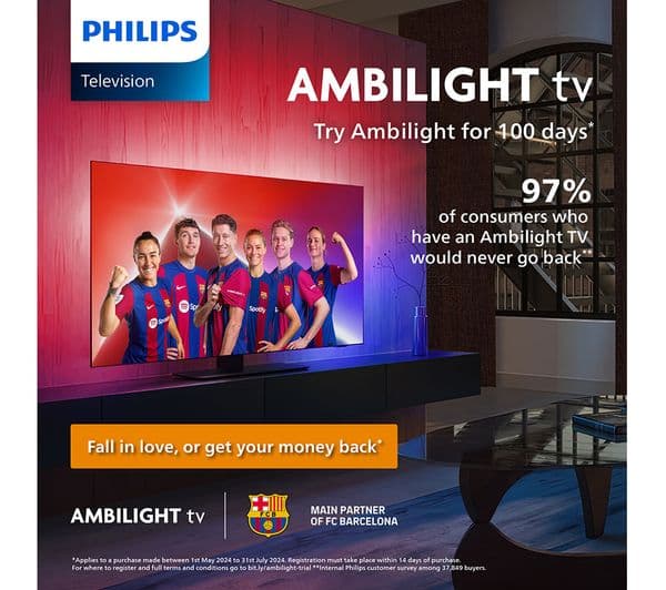 PHILIPS Ambilight 50PUS8108/12 50" Smart 4K Ultra HD HDR LED TV with Amazon Alexa - Image 2
