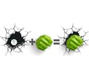 3D LIGHT FX Marvel Hulk Fist Wall Light - Green & Black thumbnail 2