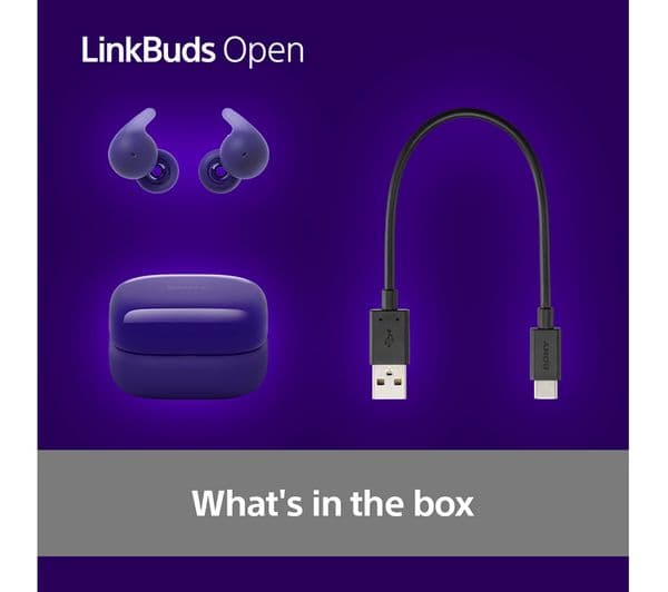 Sony LinkBuds Open Violet - Image 10
