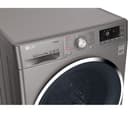 LG F4J7VY2S Smart 9 kg 1400 Spin Washing Machine - Shine Steel thumbnail 2