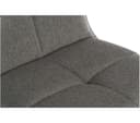 TEKNIK Spin 6977GREY Fabric & Metal Bar Stool Chair - Grey & Light Wood thumbnail 4