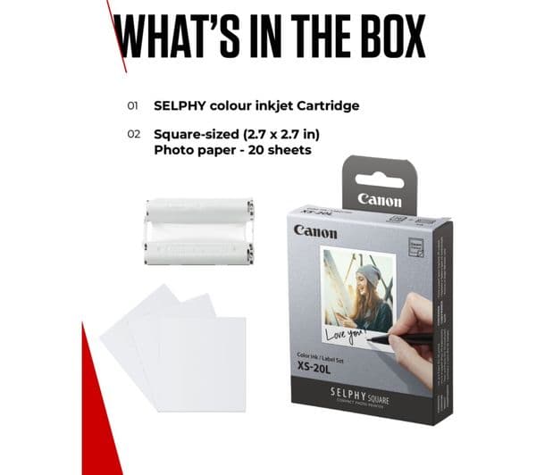 Canon XS-20L Photo Paper 72x85mm - Image 7