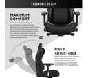 ANDASEAT Kaiser 3 Series Premium Gaming Chair - Elegant Black thumbnail 4