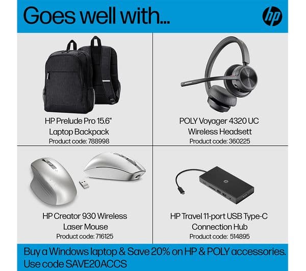 HP Pavilion Plus 16-ab1500na 16" Laptop - Intel® Core™ Ultra 7, 1 TB SSD, Silver - Image 3