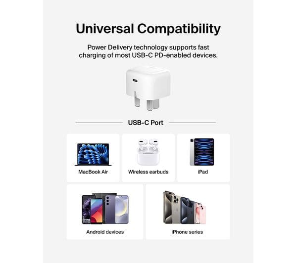 Belkin 30W USB-C Charger White - Image 7