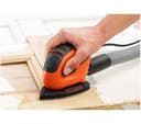 BLACK + DECKER BEW230-GB 55 W Mouse Sander - Orange & Black thumbnail 6