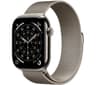 APPLE Watch Series 11 Cellular - 46 mm Natural Titanium Case with Natural Milanese Loop, M/L