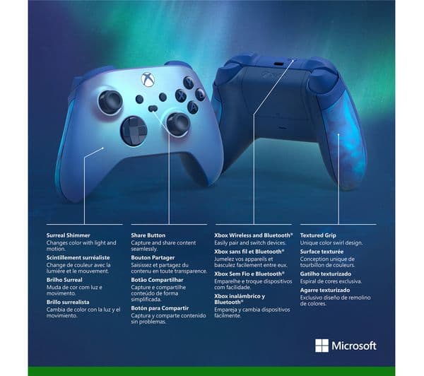 XBOX Wireless Controller - Aqua Shift Special Edition - Image 2