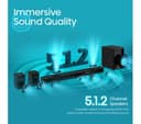 Hisense AX5125H 5.1.2 Wireless Sound Bar with Dolby Atmos DTS Virtual X - Black thumbnail 5