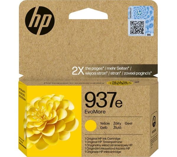 HP 937e EvoMore Yellow Ink Cartridge - Image 1