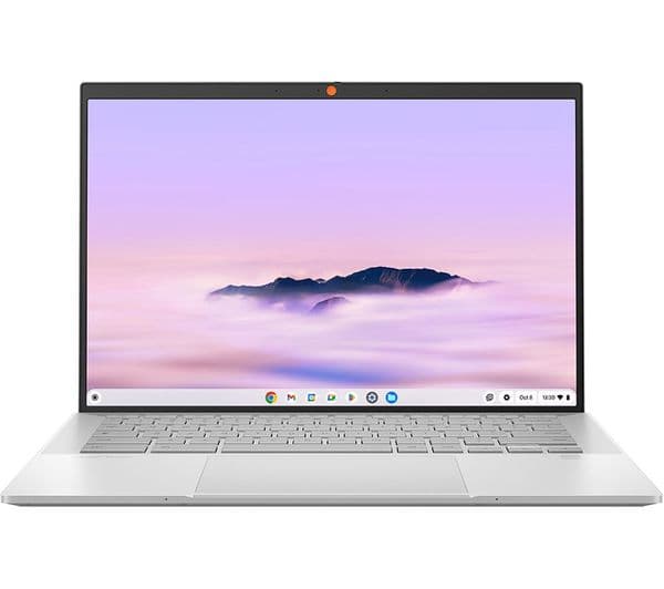 Asus ExpertBook CX54 14" Chromebook Plus - Intel Core Ultra 7, 512 GB SSD, Silver - Image 1