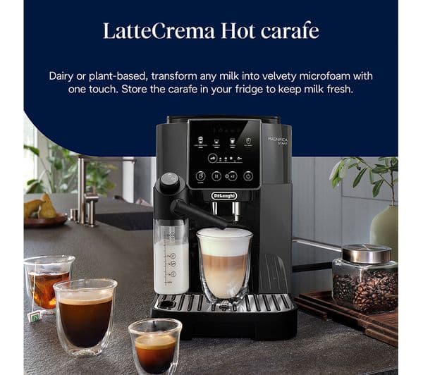 DELONGHI Magnifica Start ECAM220.61.GB Bean to Cup Coffee Machine - Grey & Black - Image 2