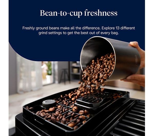 DELONGHI Magnifica Start ECAM220.61.GB Bean to Cup Coffee Machine - Grey & Black - Image 4
