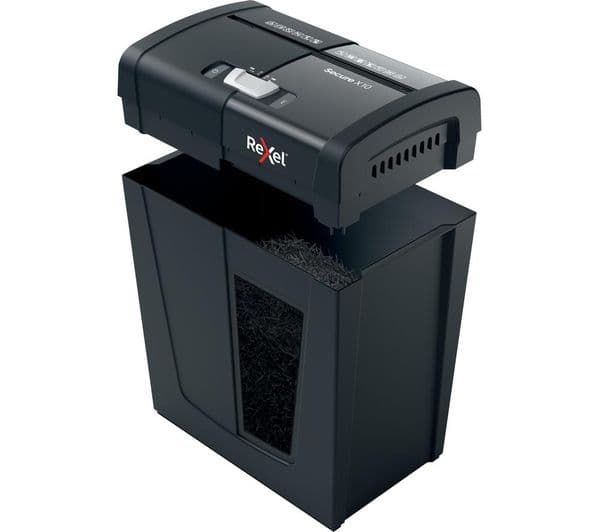 REXEL Secure X10 Cross Cut Shredder - Image 4