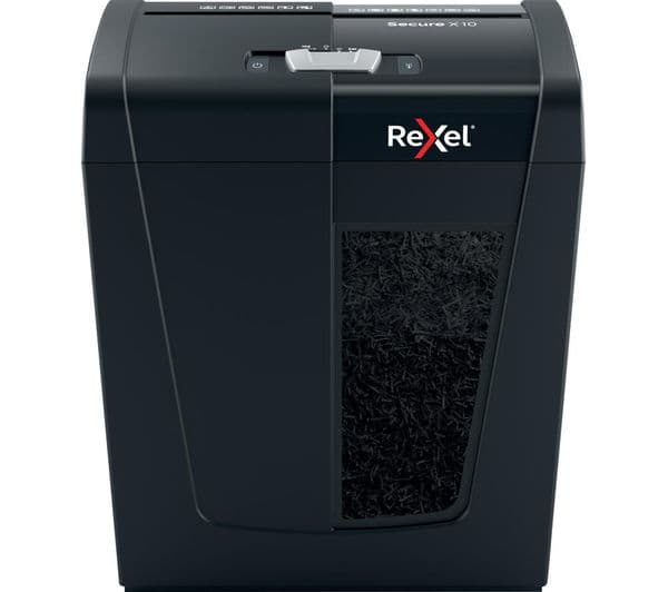 REXEL Secure X10 Cross Cut Shredder - Image 7