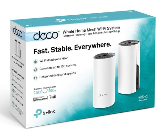 TP-LINK Deco M4 Whole Home WiFi System - Twin Pack - Image 7