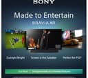 SONY BRAVIA XR-77A80LU 77" Smart 4K Ultra HD HDR OLED TV with Google TV & Assistant thumbnail 3