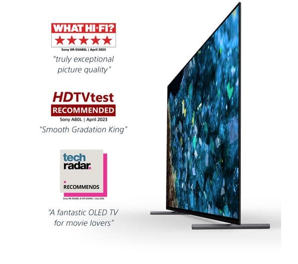 SONY BRAVIA XR-77A80LU 77" Smart 4K Ultra HD HDR OLED TV with Google TV & Assistant - Image 2