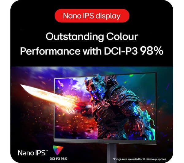 LG UltraGear 32GS85Q-B.AEK Quad HD 32" Nano IPS Gaming Monitor - Dark Grey - Image 3