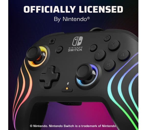 PDP Afterglow Wave Wired Controller Black - Image 10