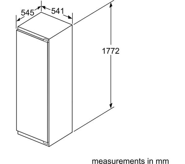 BOSCH Serie 4 KIR81VS30G Integrated Tall Fridge - Image 5