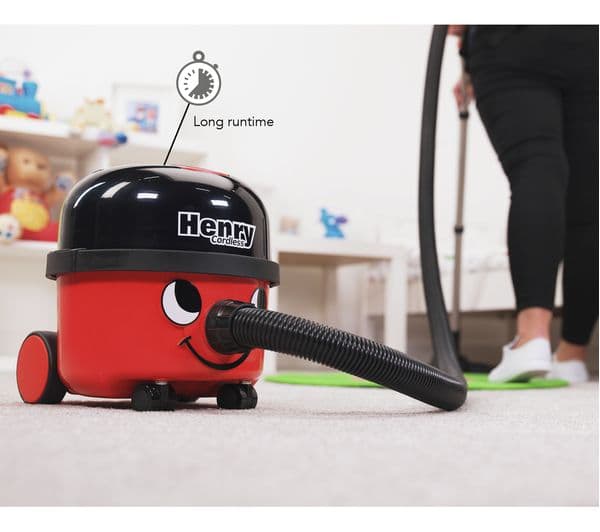 NUMATIC Henry HVB160 Cordless Vacuum Cleaner - Red - Image 8