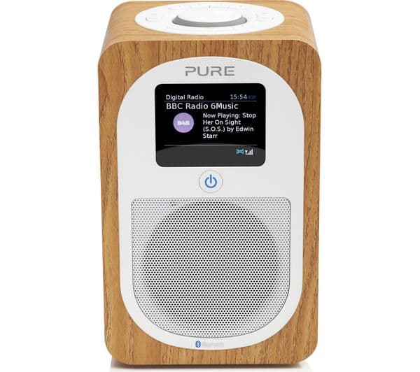 PURE Evoke H3 Portable DAB/FM Bluetooth Radio - Oak - Image 9