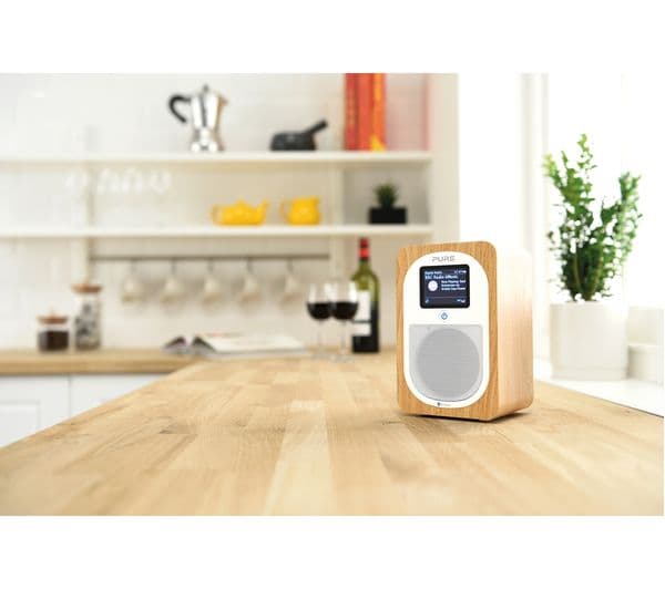 PURE Evoke H3 Portable DAB/FM Bluetooth Radio - Oak - Image 5