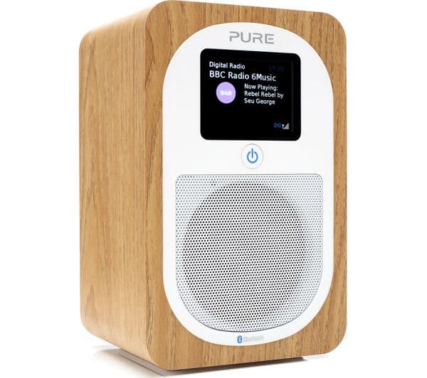 PURE Evoke H3 Portable DAB/FM Bluetooth Radio - Oak - Image 8