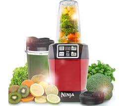 Ninja BL480UKMR Blender - Metallic Red - Image 1