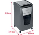 REXEL Optimum AutoFeed+ 225X Cross Cut Paper Shredder thumbnail 5