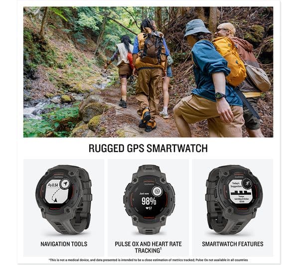 Garmin Instinct E Smartwatch 45mm Black - Image 2