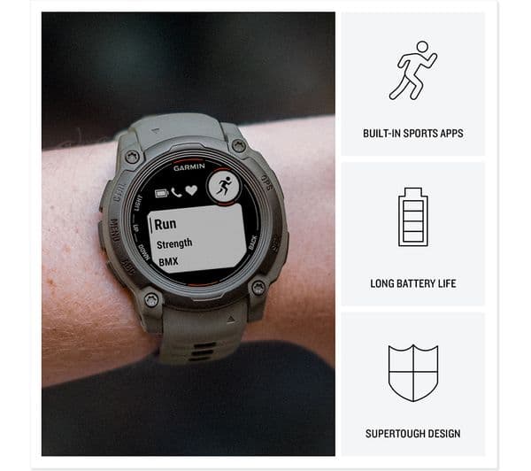 Garmin Instinct E Smartwatch 45mm Black - Image 3