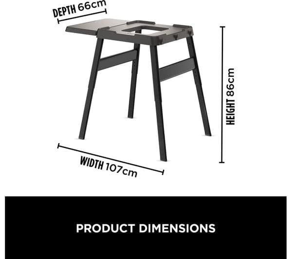 Ninja 4718J800EUUK Woodfire Universal Stand & Side Table - Image 5