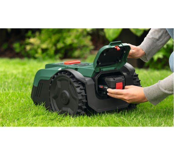 BOSCH VisiMow 18V-100 Cordless Robotic Lawn Mower - Green & Black - Image 2