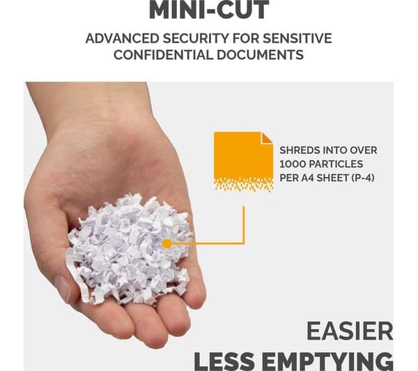 FELLOWES Powershred 6M Micro Cut Paper Shredder - Image 6
