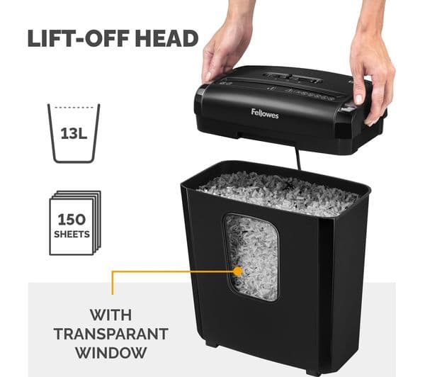 FELLOWES Powershred 6M Micro Cut Paper Shredder - Image 2