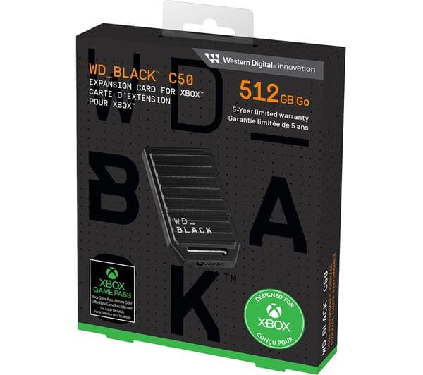 WD _BLACK C50 Expansion Card for Xbox Series X/S - 512 GB, Black - Image 2