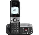 ALCATEL F890 Cordless Phone - Quad Handsets, Black & Silver thumbnail 2