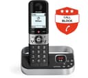 ALCATEL F890 Cordless Phone - Quad Handsets, Black & Silver thumbnail 3