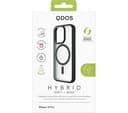 QDOS Hybrid Soft + Snap iPhone 15 Pro Case - Clear & Black thumbnail 2